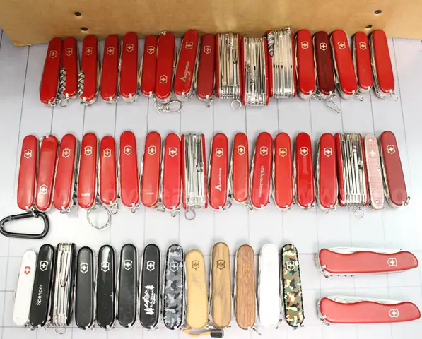 Approx. 10 lbs. Assorted Victorinox/Swiss Army  Knives, #33947