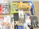 1 Box of Assorted NEW or Lightly Used Items/Tools/Household/Etc., #34727, **PICK UP ONLY**