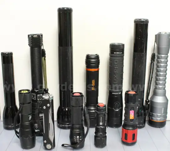 Approximately 8 lbs. of Assorted Flashlights,  #34594