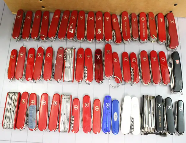 Approx. 10 lbs. Assorted Victorinox/Swiss Army  Knives, #34012