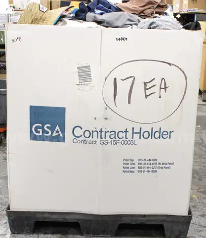 1 Tri-Wall of Asst. Clothing, #34801, **PICK UP ONLY** **TRI-WALL NOT INCLD.**