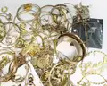 Approximately 3 lbs. of Gold TONE Jewelry, #34061