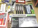 1 Box of Assorted NEW Items/Tools/Household/Etc.,  #34396, **PICK UP ONLY**