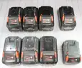 Assorted Milwaukee Batteries/etc.,  #34630 **PICK UP ONLY**