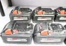 Assorted Milwaukee Batteries/etc.,  #34630 **PICK UP ONLY**