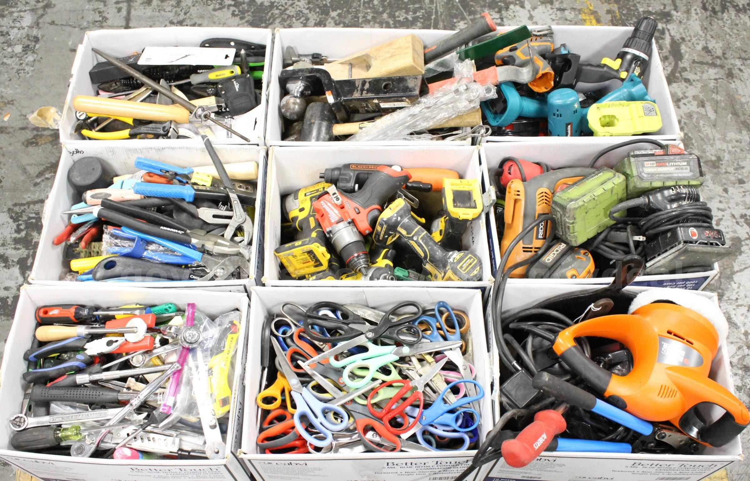 1 Skid of Assorted Hand Tools/Power Tools/Assorted Items/Parts/Etc