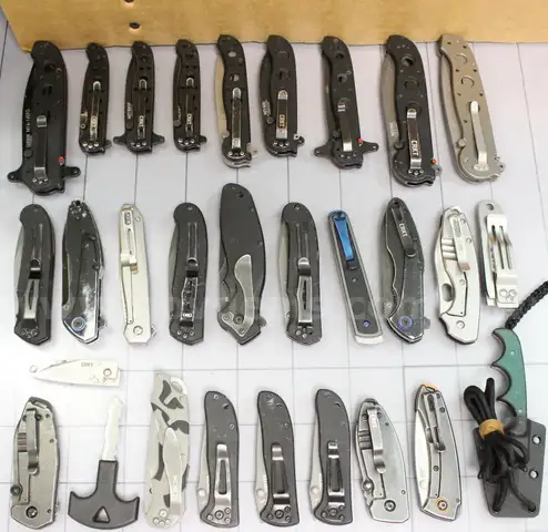 Approx. 6 lbs. of Assorted CRKT Knives, #34039