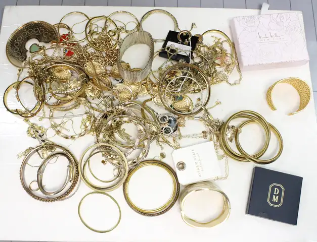Approximately 3 lbs. of Gold TONE Jewelry, #34549