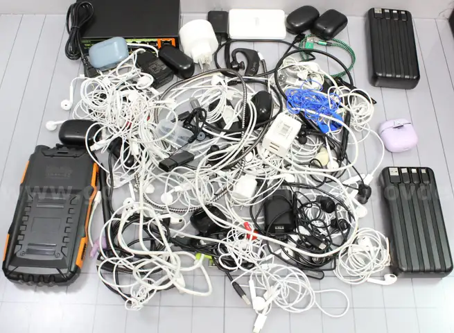 Approximately 8 lbs. of Misc. Electronics/Access./Etc., #34364