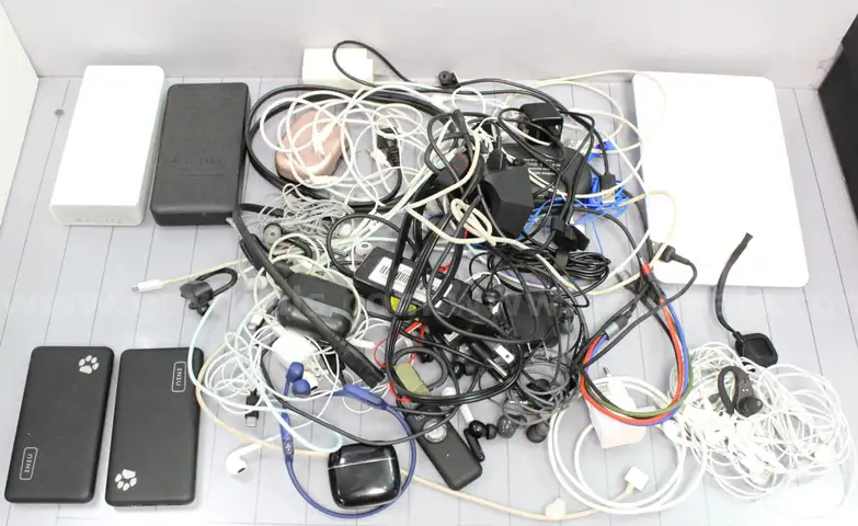 Approximately 8 lbs. of Misc. Electronics/Access./Etc., #34661
