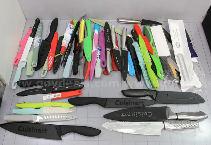 Approximately 8 lbs. of Misc. Kitchen Knives, #34811