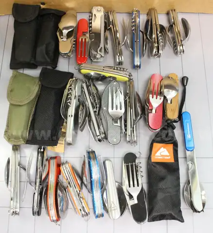 Approximately 7 lbs. of  Assorted Camping/Boy Scout Utensils,  #34134, **PICK UP ONLY**