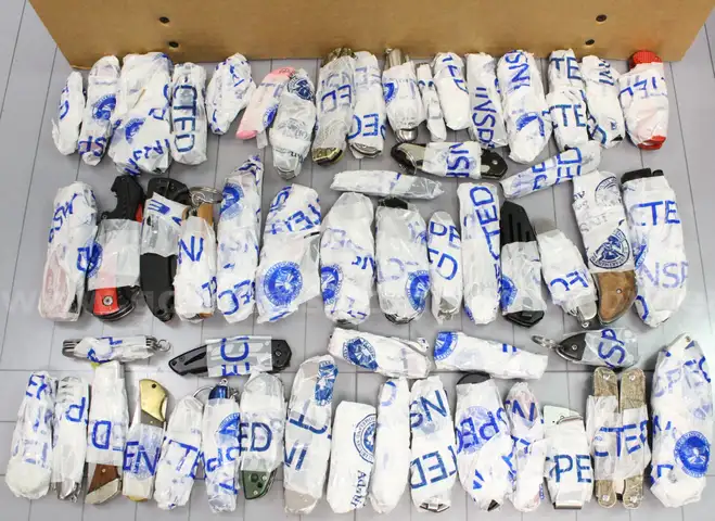 Approximately 10 lbs. of Assorted Taped Items,  #34815