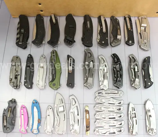 Approximately 6 lbs. of Assorted GERBER & KERSHAW Knives, #34209