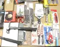 1 Box of Assorted NEW or Lightly Used Items/Tools/Household/Etc., #35075, **PICK UP ONLY**