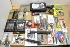 1 Box of Assorted NEW or Lightly Used Items/Tools/Household/Etc., #35075, **PICK UP ONLY**