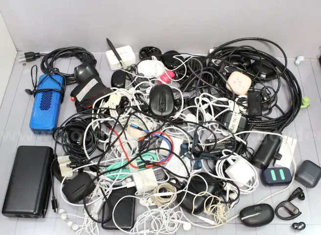 Approximately 8 lbs. of Misc. Electronics/Access./Etc., #34907