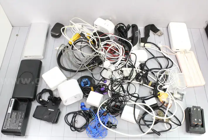 Approximately 8 lbs. of Misc. Electronics/Access./Etc., #34912