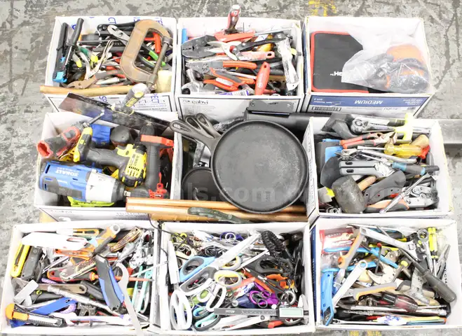 1 Skid of Assorted Hand Tools/Power Tools/Knives/Multi-tools/Etc., #35068, **PICK UP ONLY**SKID NOT INCLD*