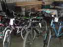 19 Abandoned Bicycles, 1 Battery Powered Bike