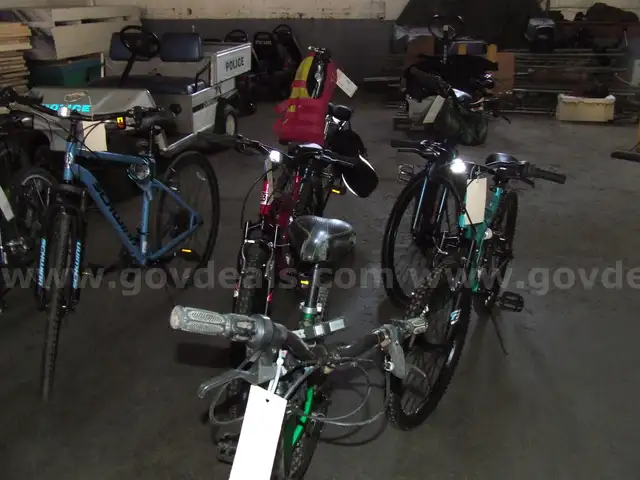19 Abandoned Bicycles, 1 Battery Powered Bike