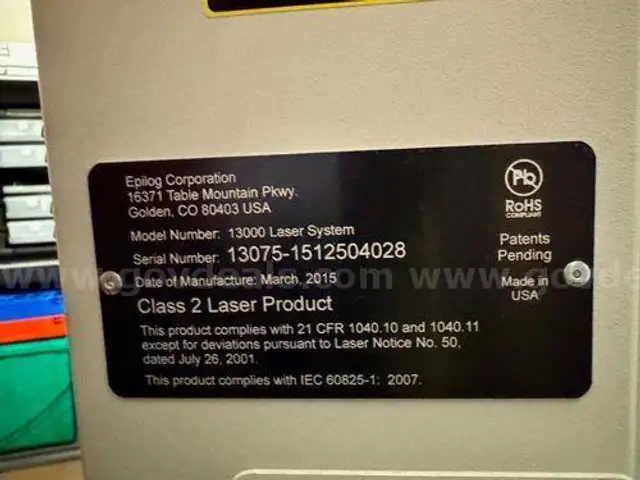 Epilog Fusion 75 Laser cutter/engraver (204257 NB)