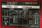 WELDER LINCOLN POWER MIG 350 (207045 AJ)