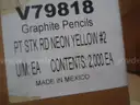 Yellow Pencils with no erasers/metal (207823 NB)
