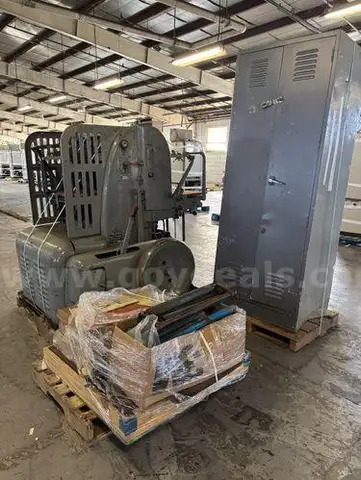 Miehle Printing Press, Parts &#x26; Locker With Parts (209826 AJ)