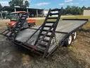 2013 Hooper Flatbed Trailer ***Cracked Frame*** (212826 AJ)