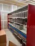 Lot containing various sizes, styles, and configurations library book shelving (books included)