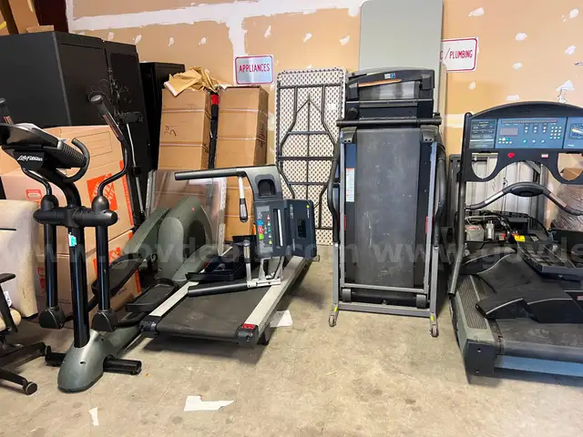 Lot of Misc. Fitness Equipment and Ping-Pong Table