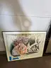 Framed wall art and decorative mirror lot
