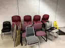 Assorted office and guest chair lot (22 total)