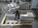 3 PALLETS OF MISC INDUSTRIAL COOKING ITEMS