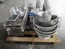 3 PALLETS OF MISC INDUSTRIAL COOKING ITEMS