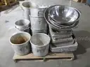 3 PALLETS OF MISC INDUSTRIAL COOKING ITEMS