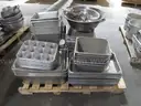 3 PALLETS OF MISC INDUSTRIAL COOKING ITEMS