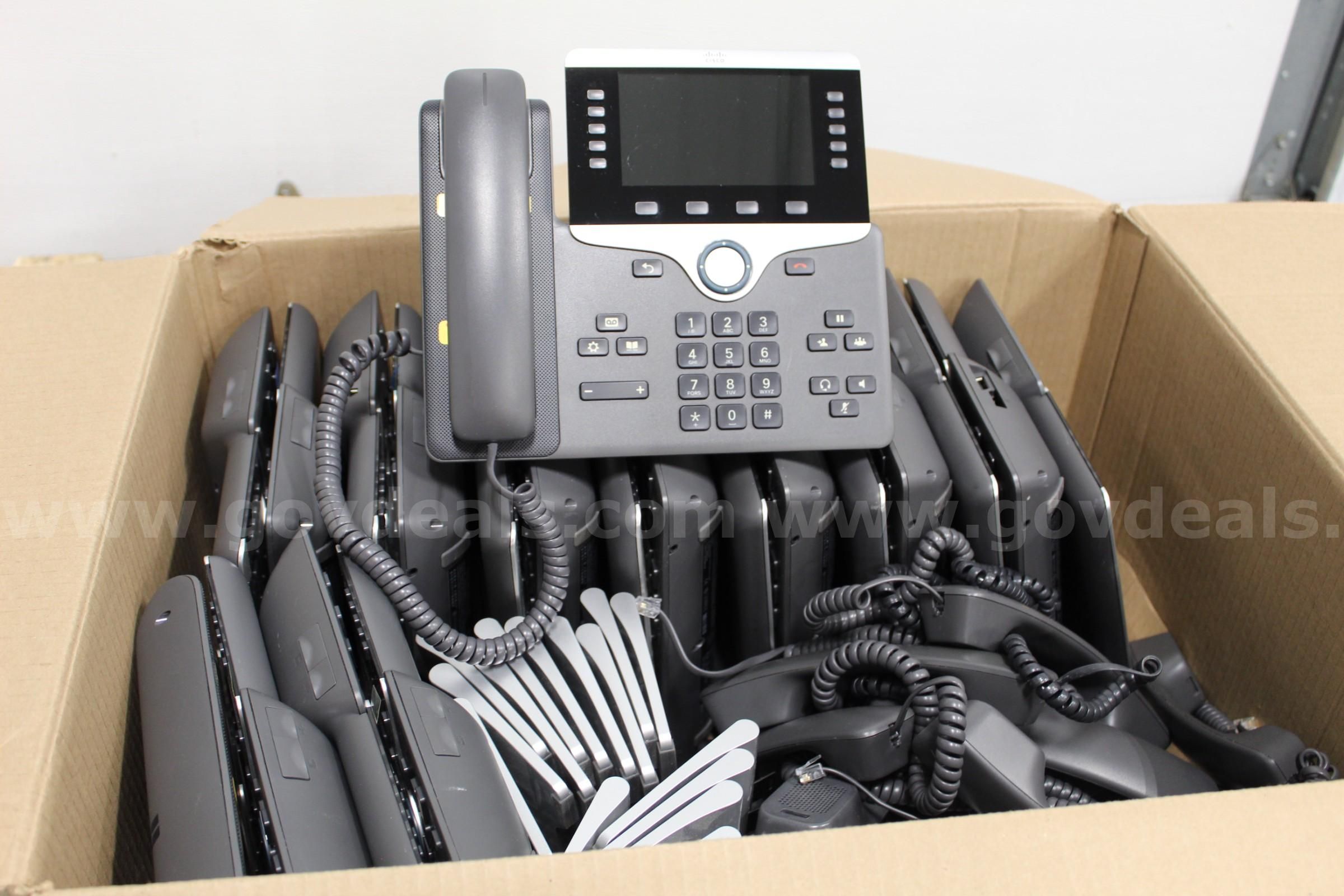 Lot Of (20) Cisco CP-8861 Desk Phones (Lot I) | GovDeals