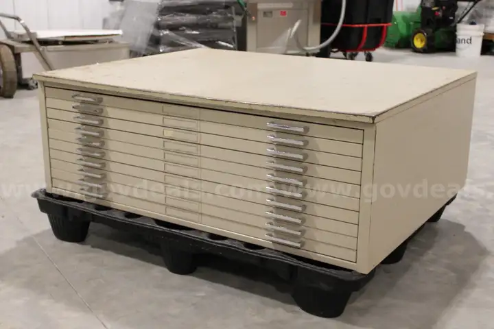 10 Drawer Map File Cabinet (Lot A)