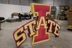 Iowa State University Lighted Exterior Sign (Lot A)