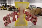 Iowa State University Lighted Exterior Sign (Lot A)