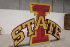 Large Iowa State University Lighted Exterior Sign (Lot C)