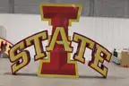 Large Iowa State University Lighted Exterior Sign (Lot C)
