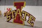 Large Iowa State University Lighted Exterior Sign (Lot C)