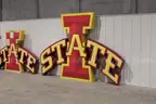 Large Iowa State University Lighted Exterior Sign (Lot C)