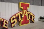 Large Iowa State University Lighted Exterior Sign (Lot C)