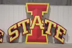 Large Iowa State University Lighted Exterior Sign (Lot C)