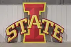 Large Iowa State University Lighted Exterior Sign (Lot C)