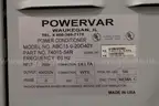 Powervar Series 2000 Power Conditioner
